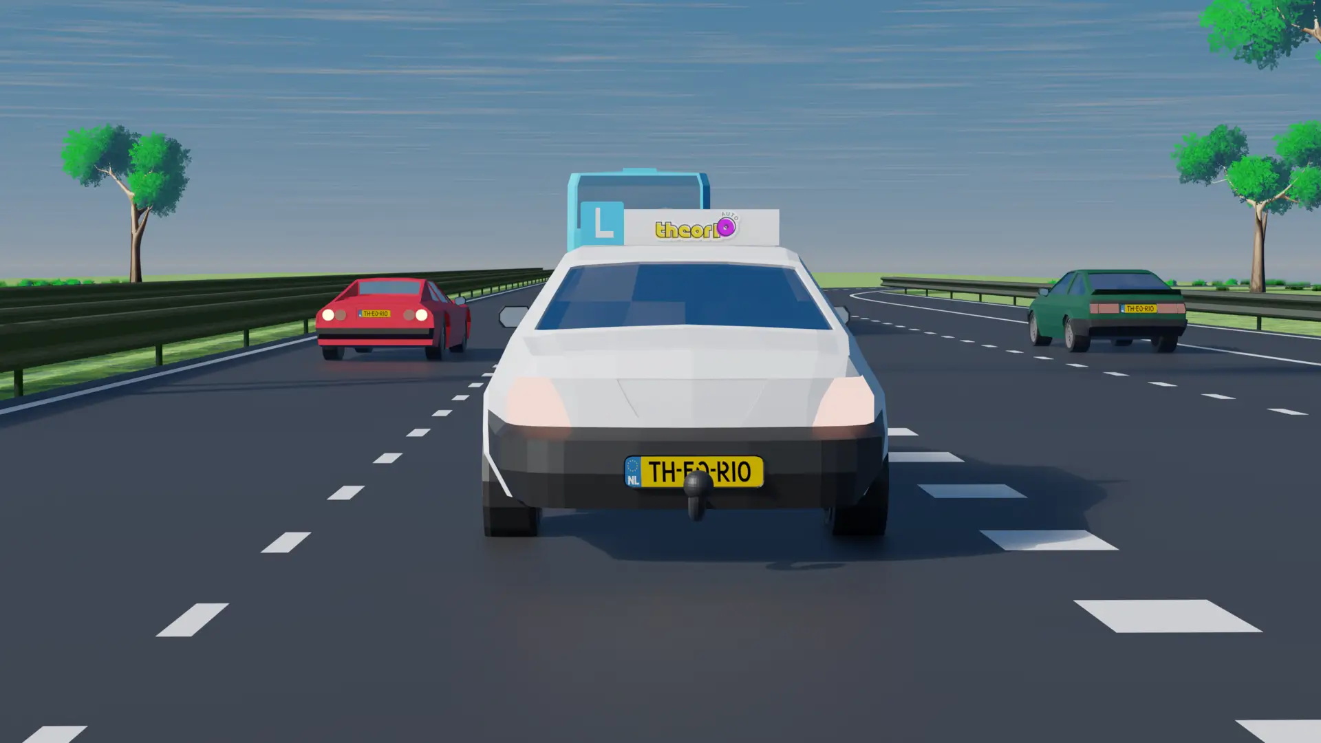 Achterkant van een auto waarvan de trekhaak een deel van de kentekenplaat bedekt