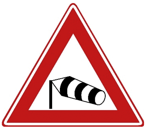 Zijwind.