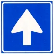 One-way street.