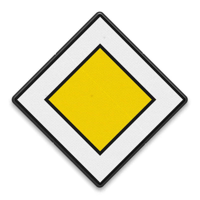 Bord B1 Voorrangsweg