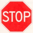 Stop; yield to drivers on the intersecting road.