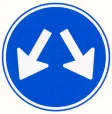 Sign may be passed on both sides.