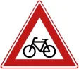 Cyclists and moped riders.