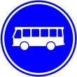 Lane or strip exclusively for line buses.