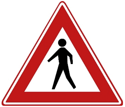 Voetgangers.