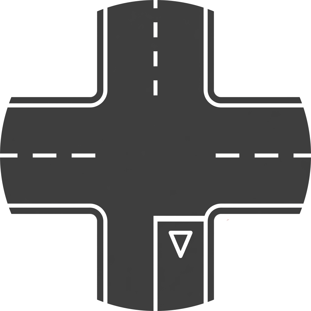 Wegmarkeringen & Kruispunten