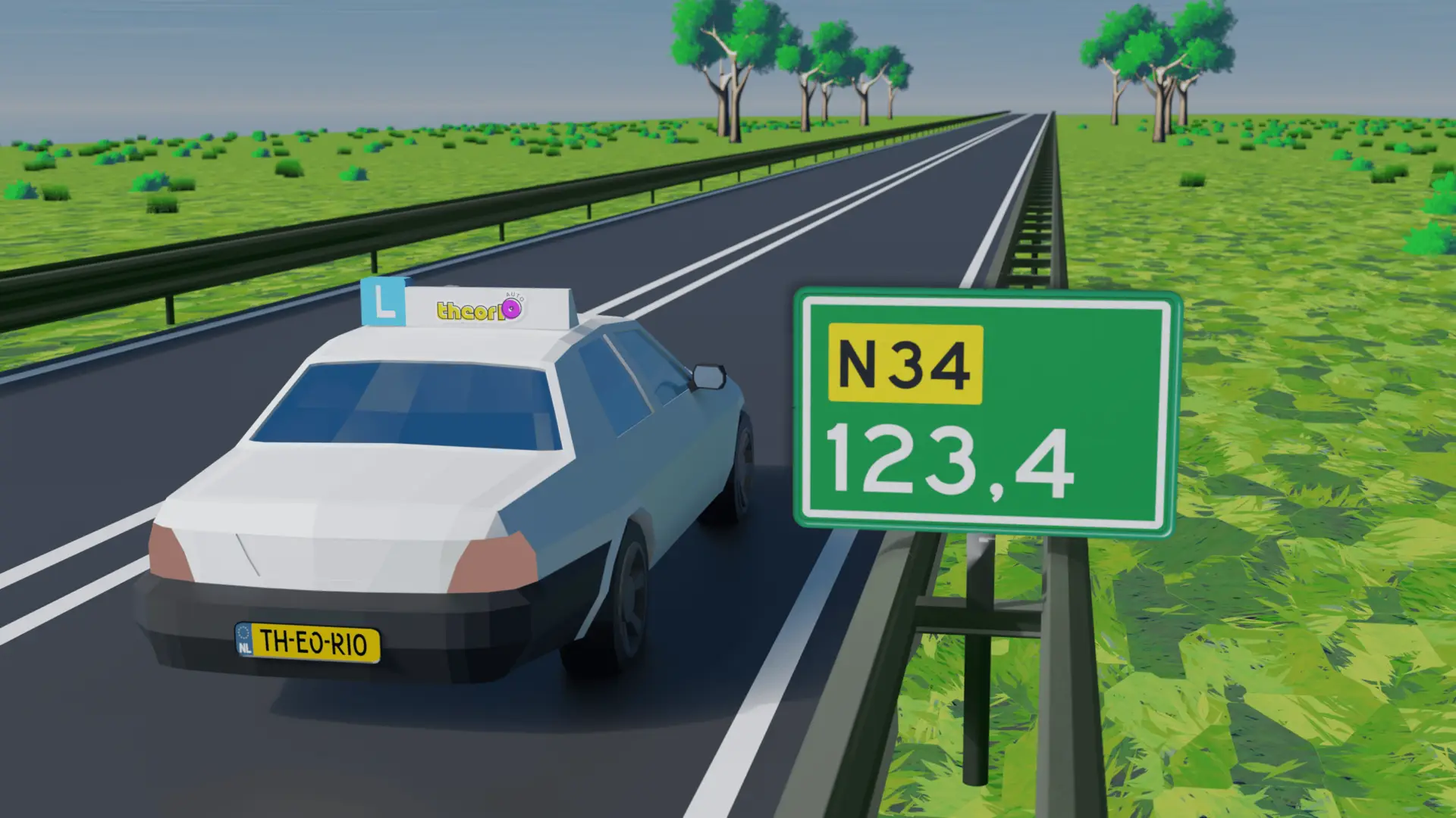 What type of road are you currently driving on?